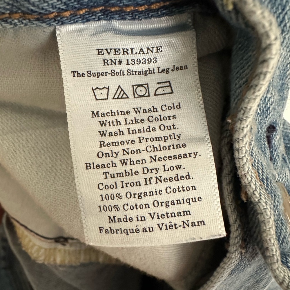 Everlane super-soft straight leg jeans, 31 regular - Picture 4 of 6